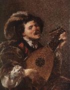 TERBRUGGHEN, Hendrick Lute Player awr oil painting picture wholesale